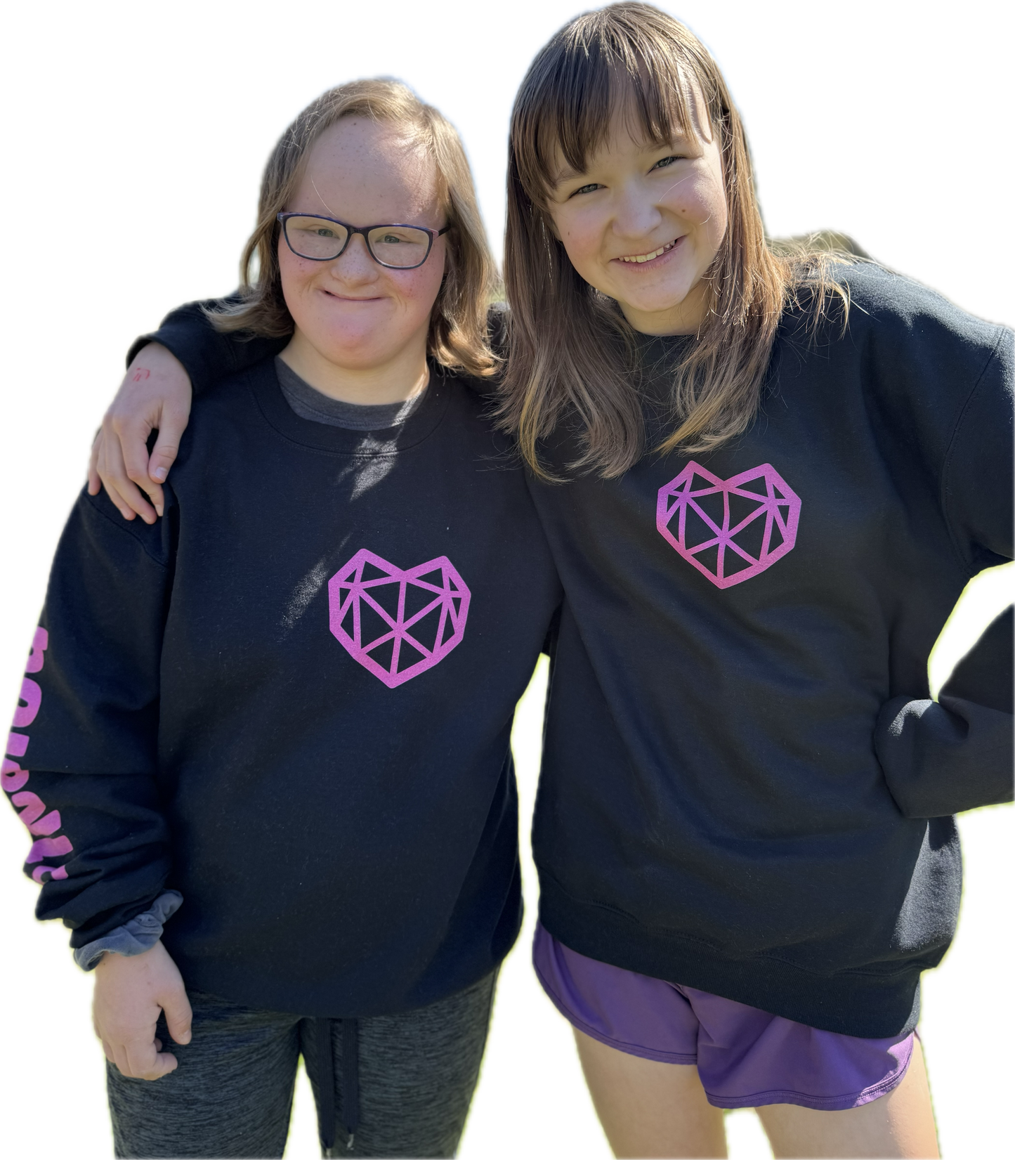 I love you the most in my heart Crewneck Sweatshirt