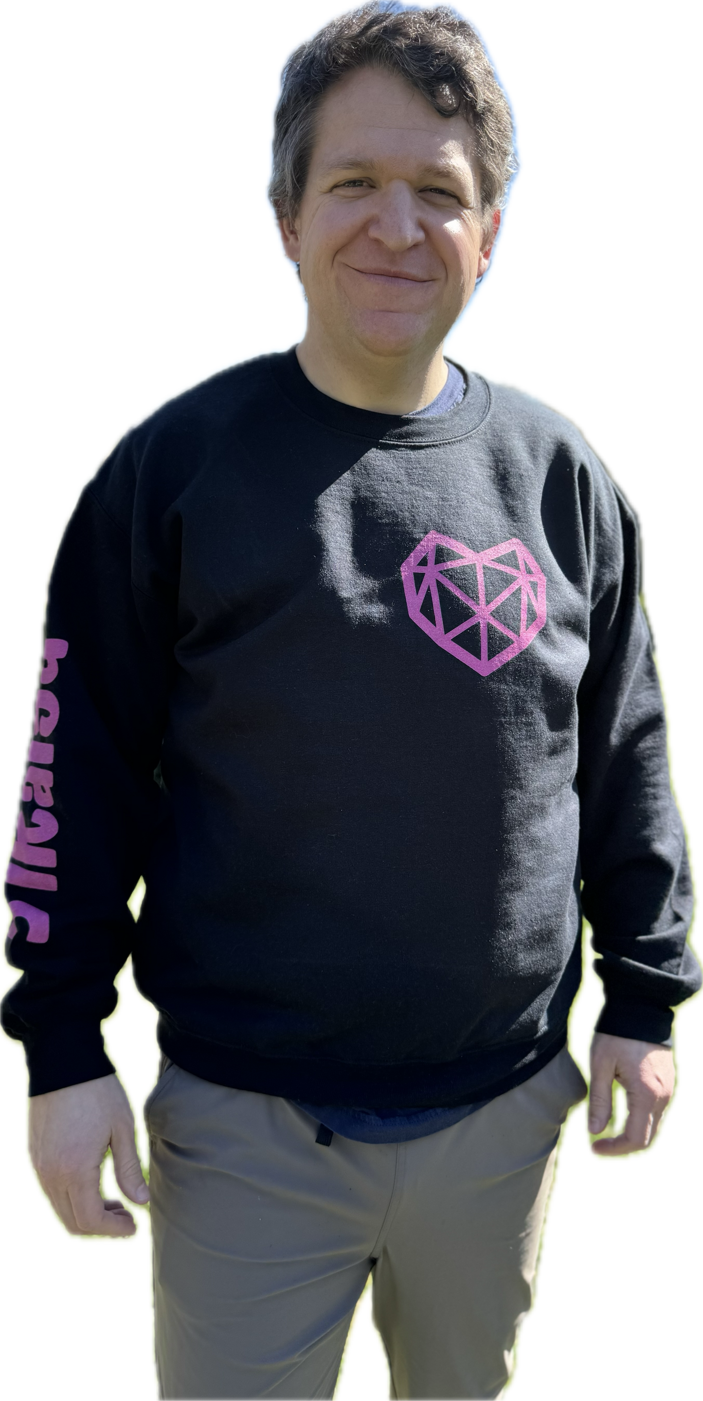 I love you the most in my heart Crewneck Sweatshirt