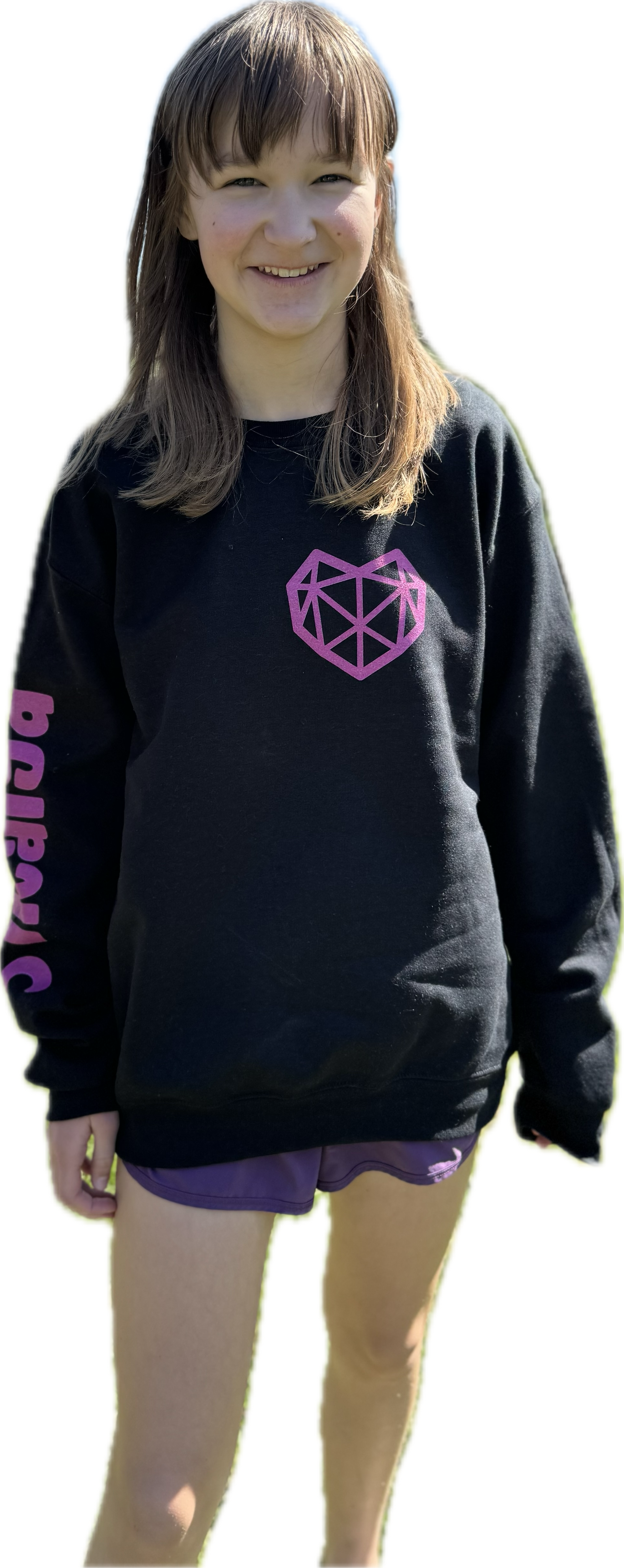 I love you the most in my heart Crewneck Sweatshirt