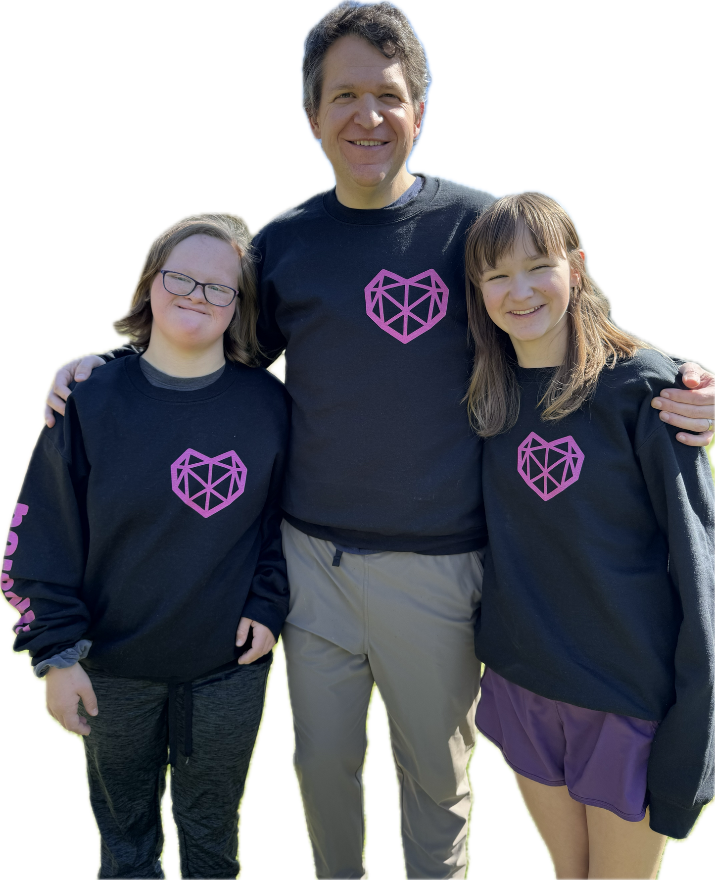 I love you the most in my heart Crewneck Sweatshirt