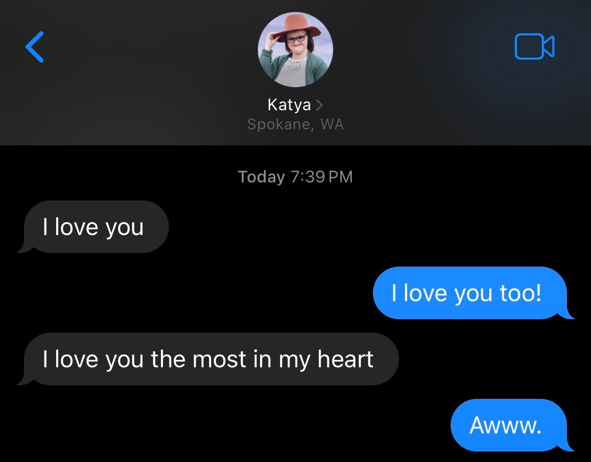 I love you the most in my heart Crewneck Sweatshirt