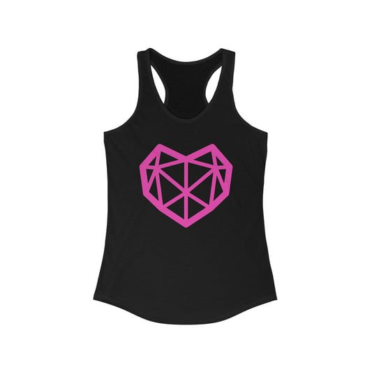I Love You the Most in My Heart - Women's Ideal Racerback Tank