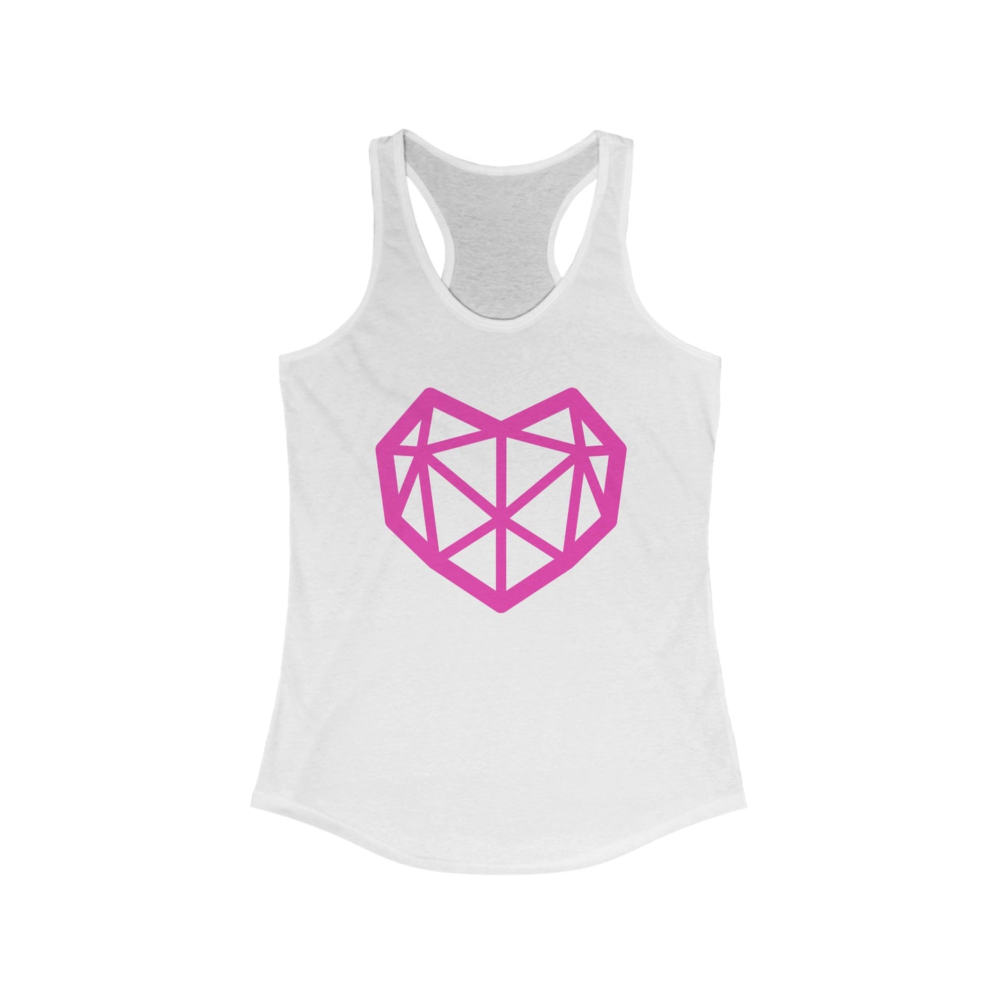I Love You the Most in My Heart - Women's Ideal Racerback Tank